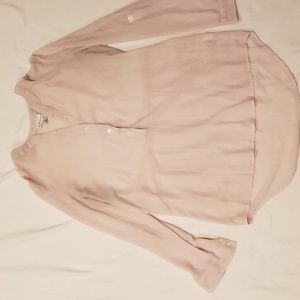 Sheer pink blouse
